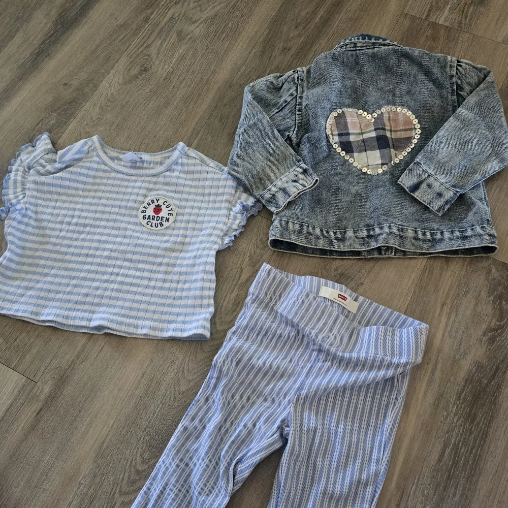 Girls clothes bundle 18-2T colorful adorable bundle
